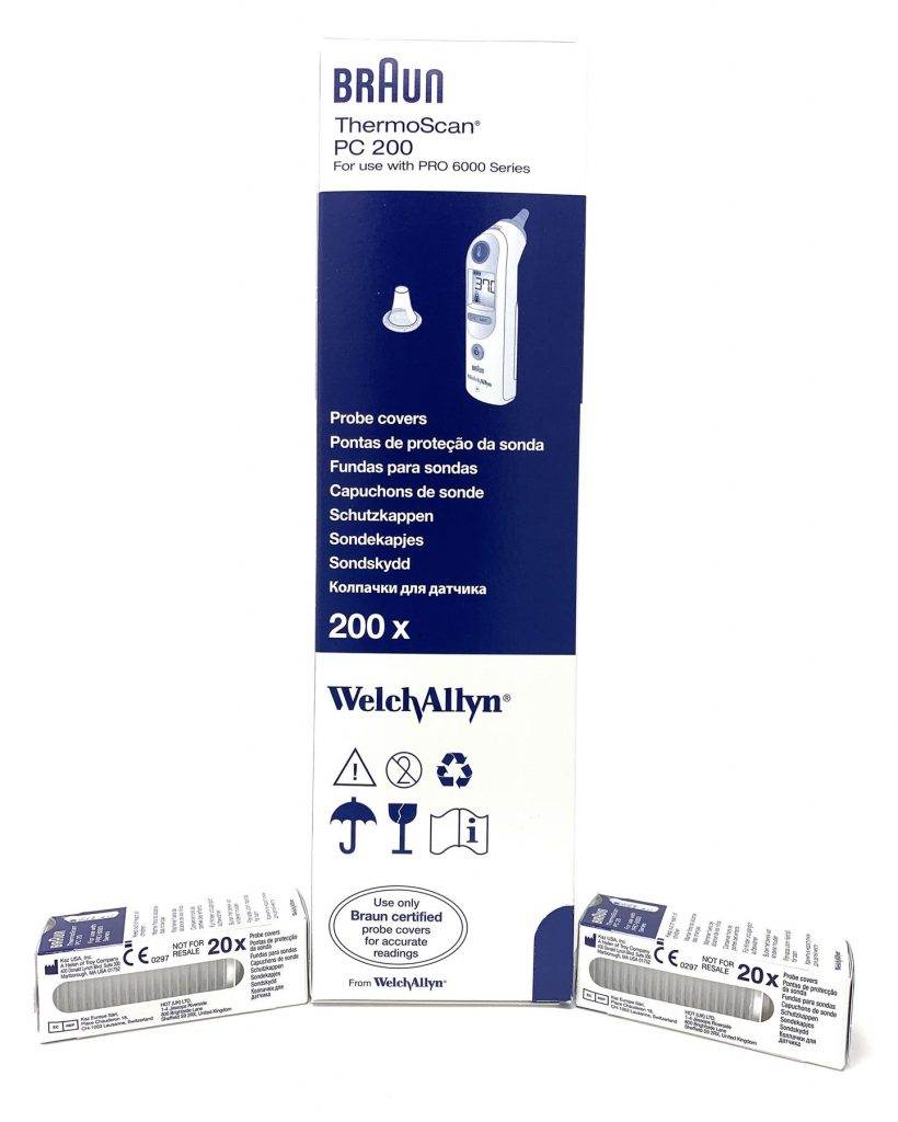 Braun Thermoscan Probe Covers x 200 (PC200) | Platinumpme | Platinumpme