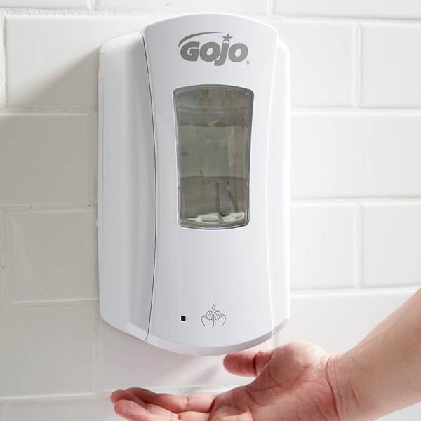 GOJO® LTX 1200 mL Light Gray Touch Free Hand Wash Foam Dispenser ( REFILLS SOLD SEPARATELY )