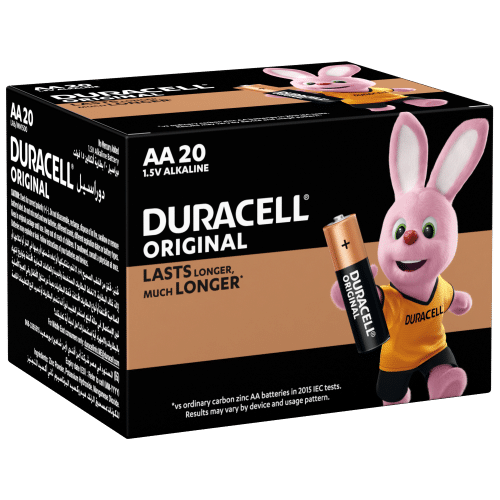 Duracell AA Alkaline Batteries 20 COUNT