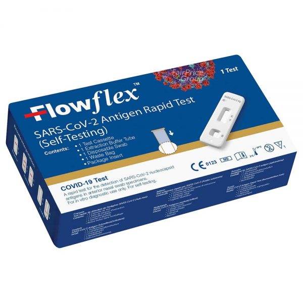 Flowflex™ SARS-CoV-2 Antigen Rapid Test Kit 1's ( SELF TESTING ) - Arabic & English user manual